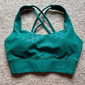 Crowned Athletic Mermaid Princess Bra
